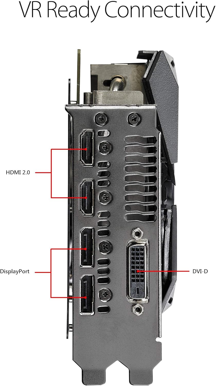 ASUS ROG Strix GeForce GTX 1070 Ti 8GB GDDR5 Advanced Edition VR Ready DP HDMI DVI Gaming Graphics Card (ROG-STRIX-GTX1070TI-A8G-GAMING) (Renewed)