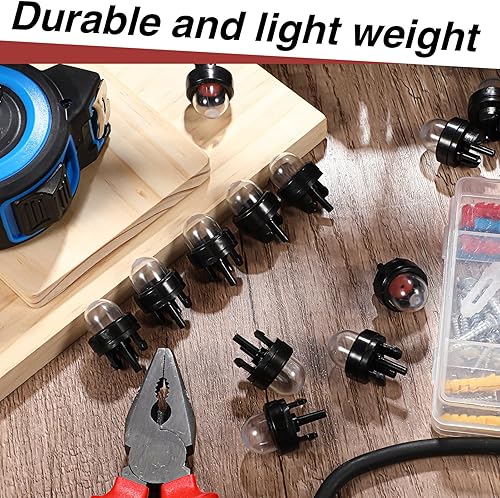 Miniatura 6 de Therwen 20 bombillas de cebador de motosierra 188-512 a presión 503936601 530047721 compatible con Husqvarna Homelite Poulan motosierra soplador de