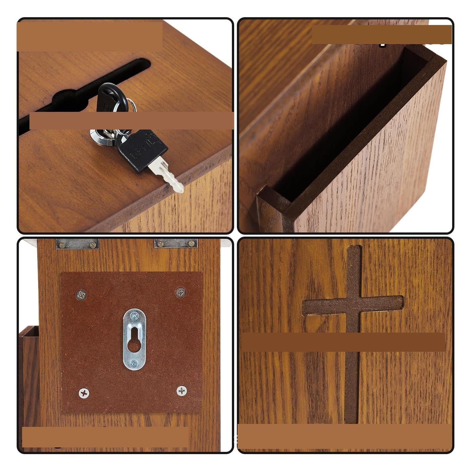 buzón de sugerencias Madera para Buzones