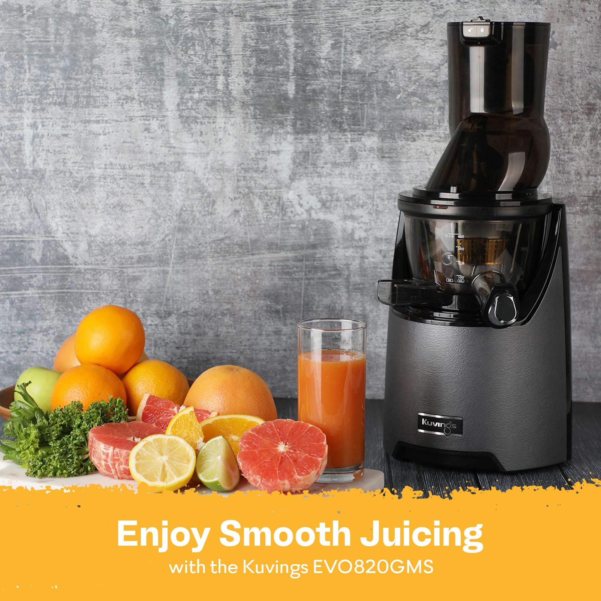 Kuvings EVO820GMS Whole Slow Juicer - Detailed View