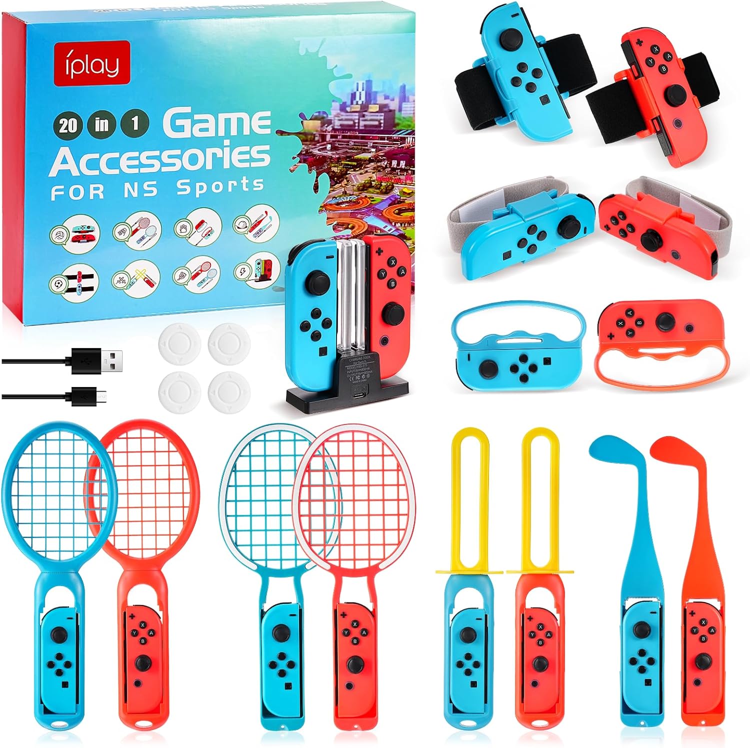 20IN1 Nintendo Switch Sports, Alltope Switch Sports Accessories