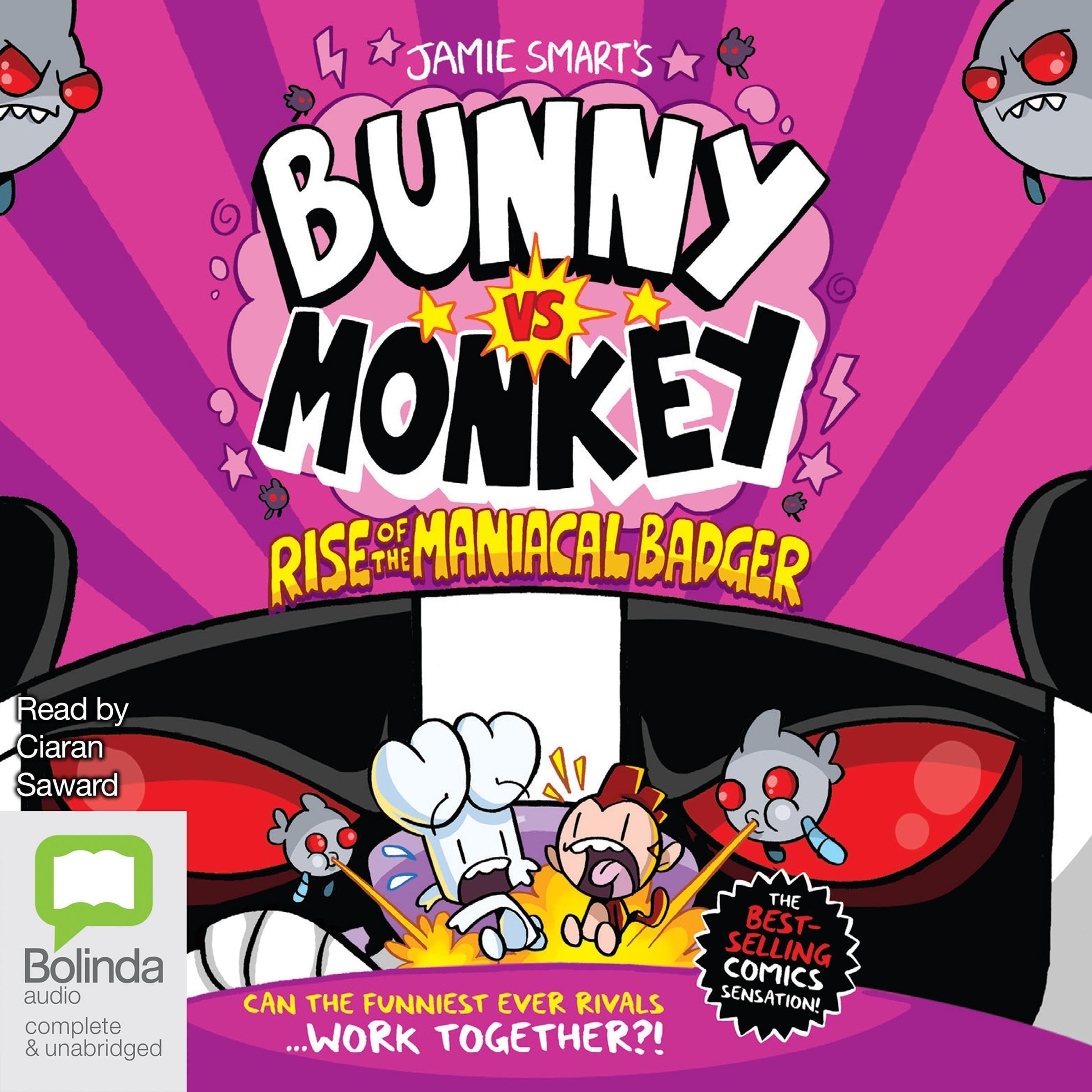 Cover art for Bunny vs Monkey: Rise of the Maniacal Badger