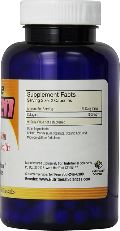 Diet Supplements, Smooth Skin Support, Prize Collagen, 60 Count