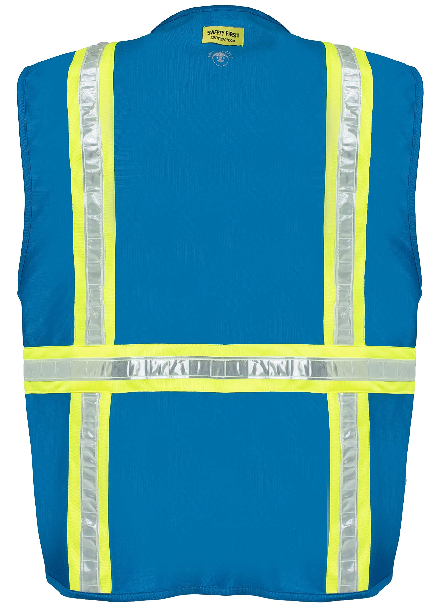 Safety Depot Safety Vest High Visibility Reflective Tape 8038LB (Light