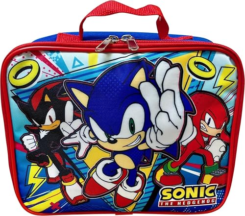 Ruz Sonic The Hedgehog - Lonchera térmica con licencia para niños (A23209)