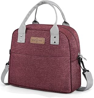 YAYOSUE Insulated Lunch Bag for Men,Thermal Lunch Bags with Adjustable Shoulder Strap,Zipped Lunch Bags for Women,Reusable...