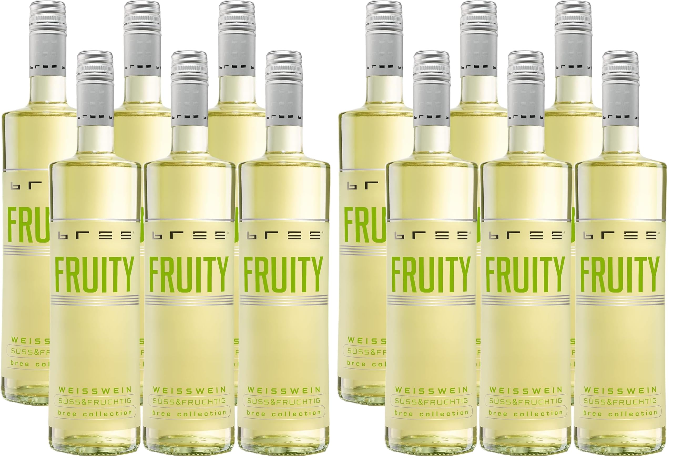 BREE Fruity Weiß süß und fruchtig (6 x 0,75l) (Packung mit 2)