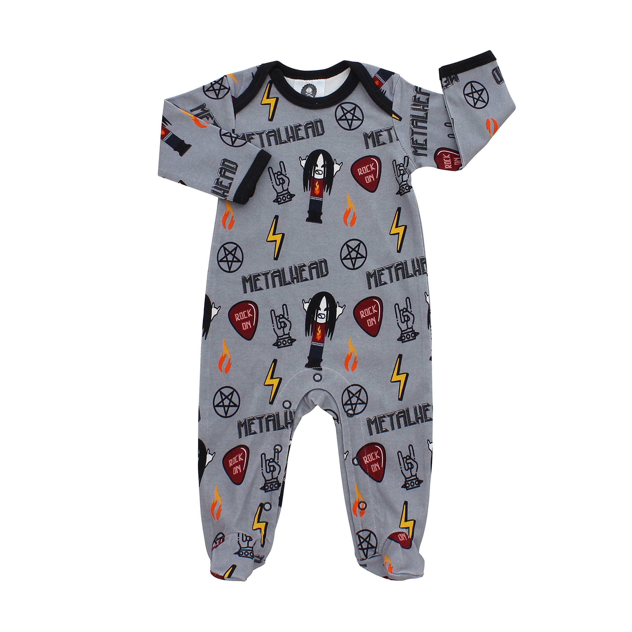 Metallimonsters Metalhead Baby Sleepsuit