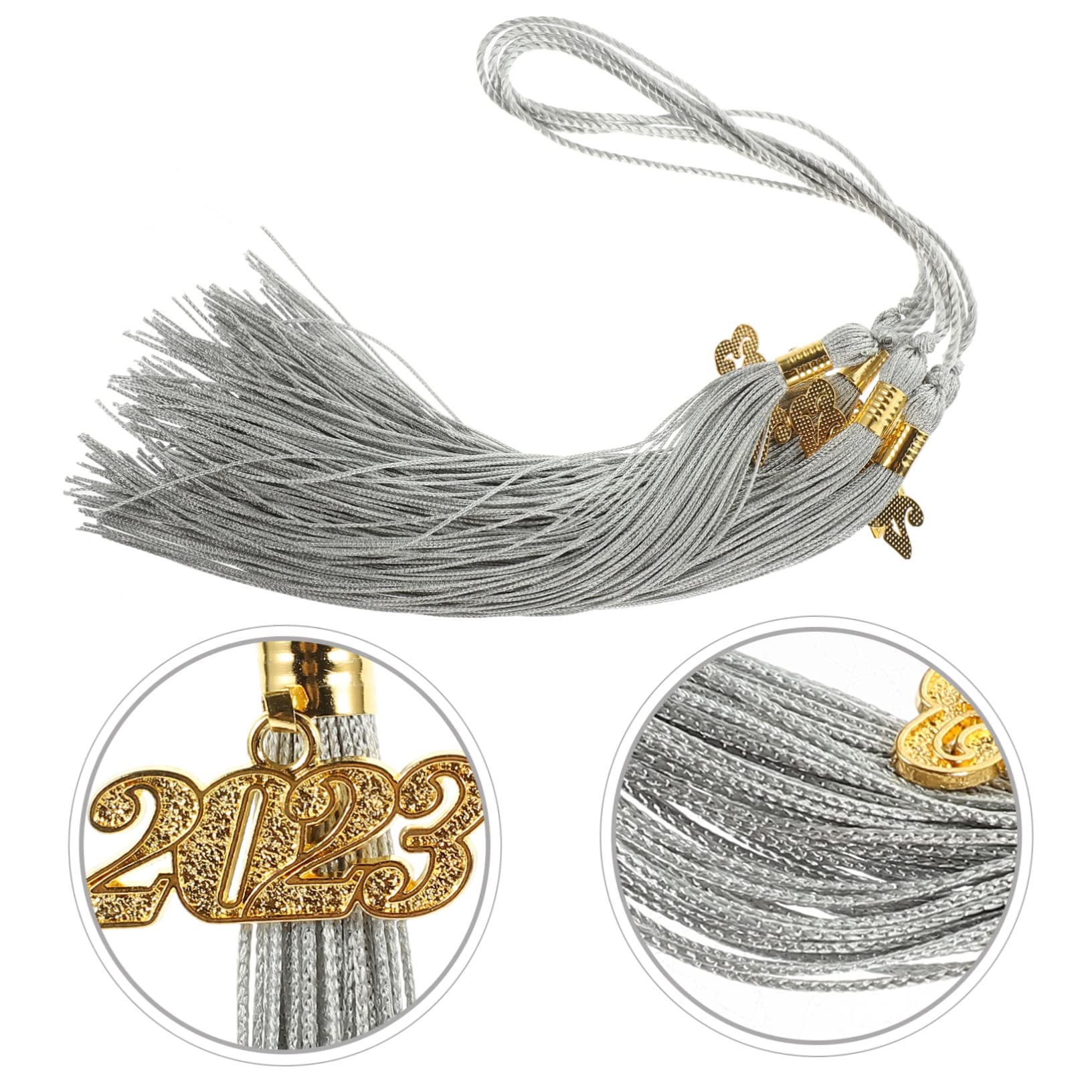 SHINEOFI 18pezzi Charm Tassel Per Laurea Decorazione Cappello Con Nappina Da Accessori Per Festeggiamenti Di Laurea e Foto Memorabili