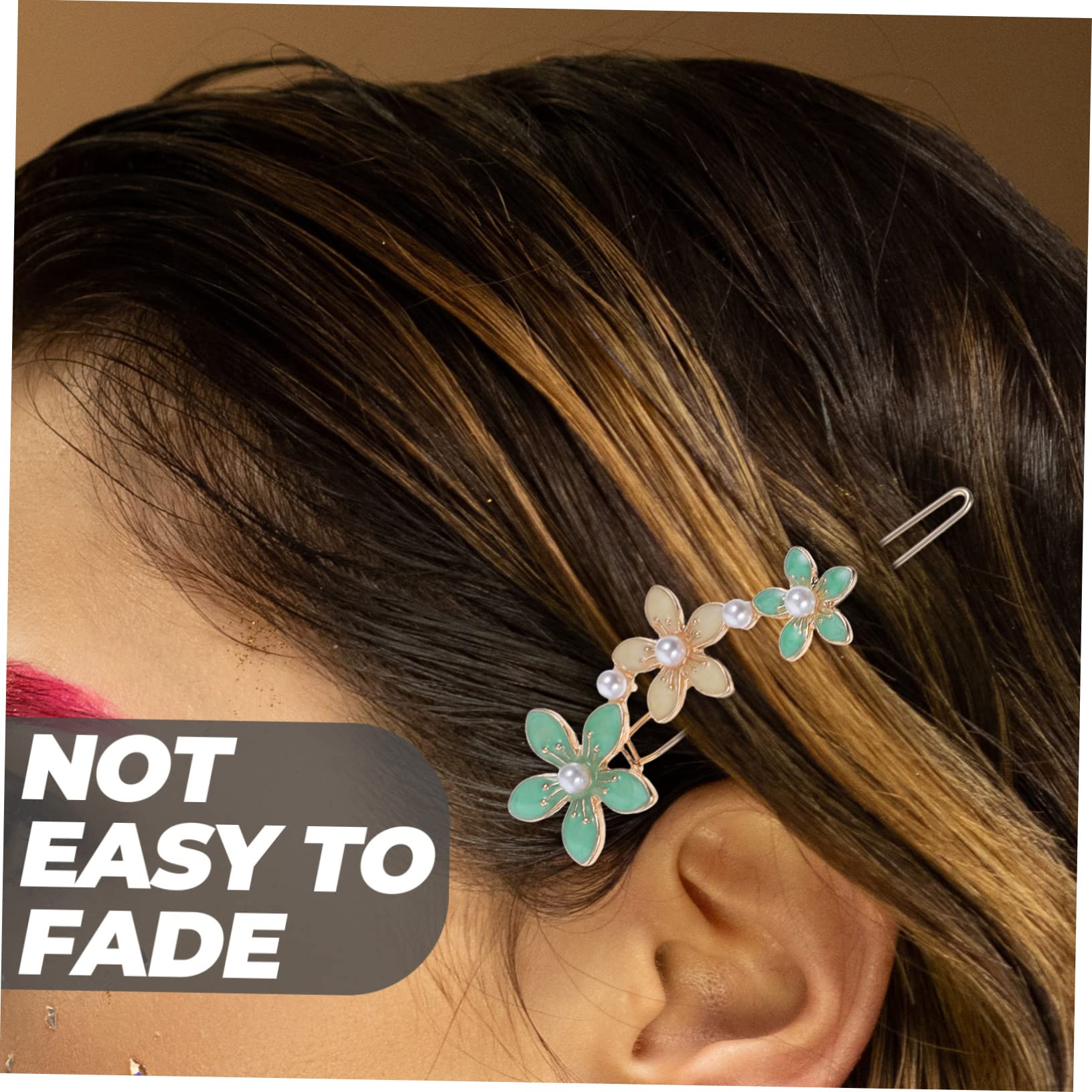 minkissy 20pezzi Fermagli Per Eleganti Metallo Con Fiori Perle Da Accessori Per Per Donne e Sposa Per Ogni Occasione e Stile Di Acconciatura