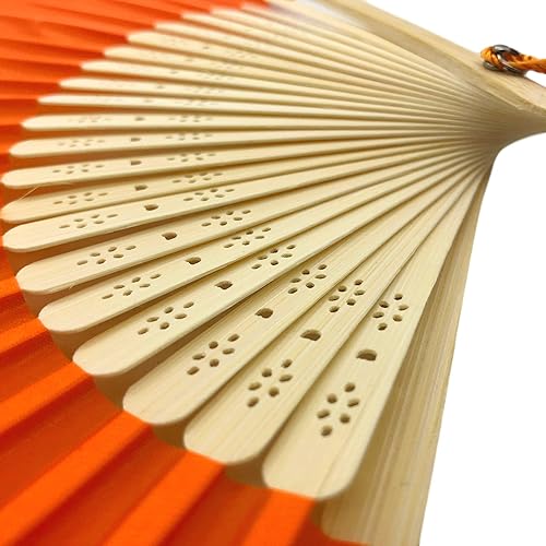 Miniatura 22 de FANSOF.FANS Abanico de mano plegable de mano de tela con borla de grado A, varillas de bambú para mujeres y niñas, fiesta de verano, eventos, Azul