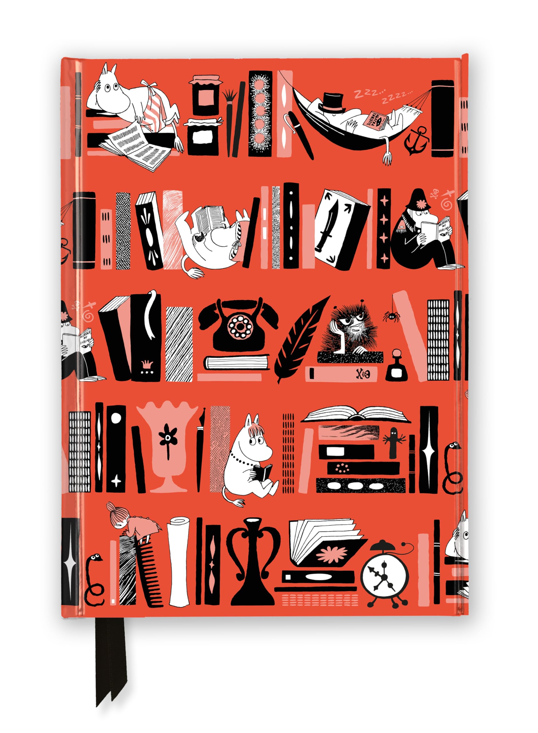 Moomin Bookshelves (Foiled Journal) (Flame Tree Notebooks)