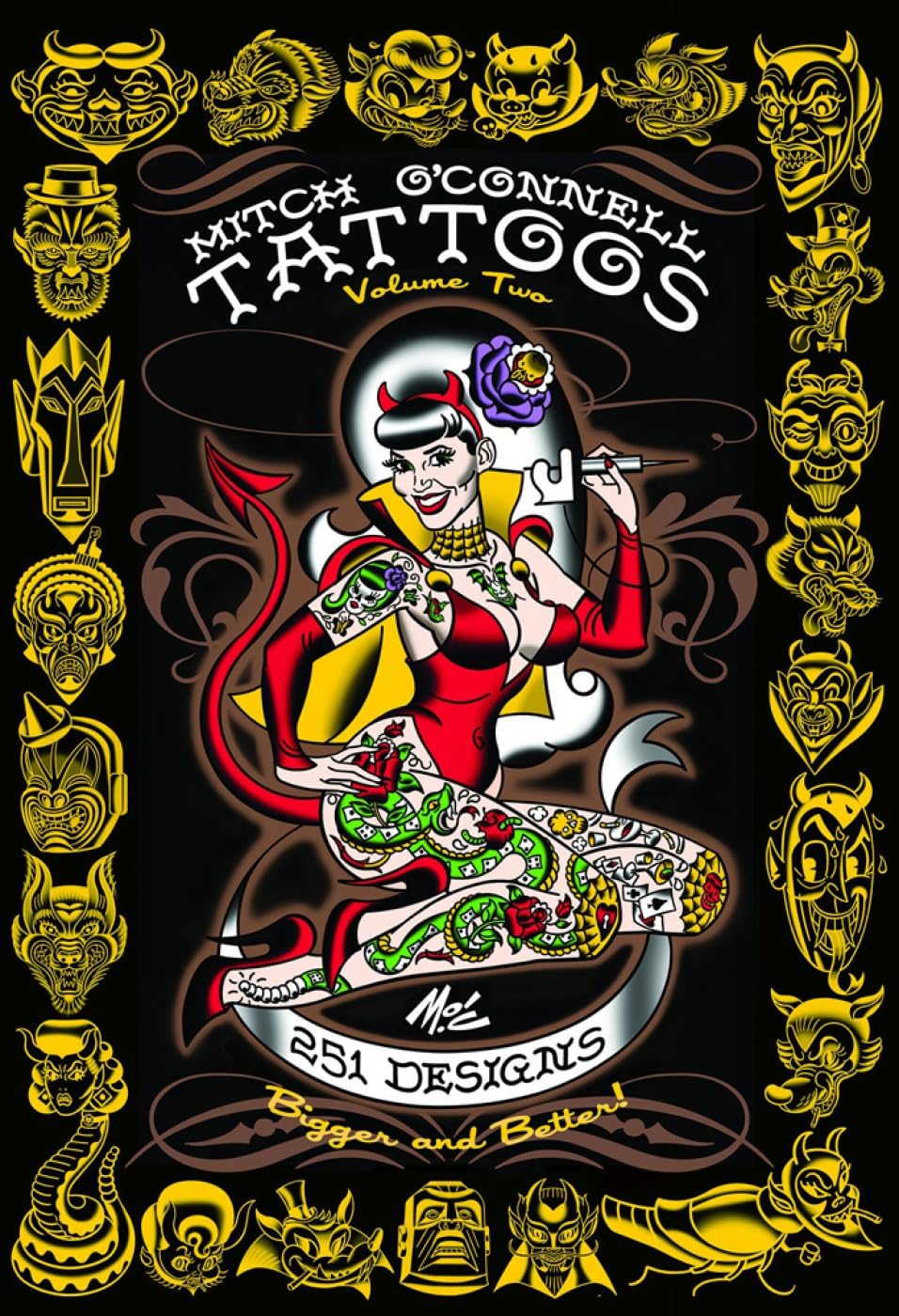 Livre tatouage Mitch O'Connell 251 designs de flashs old school grand format