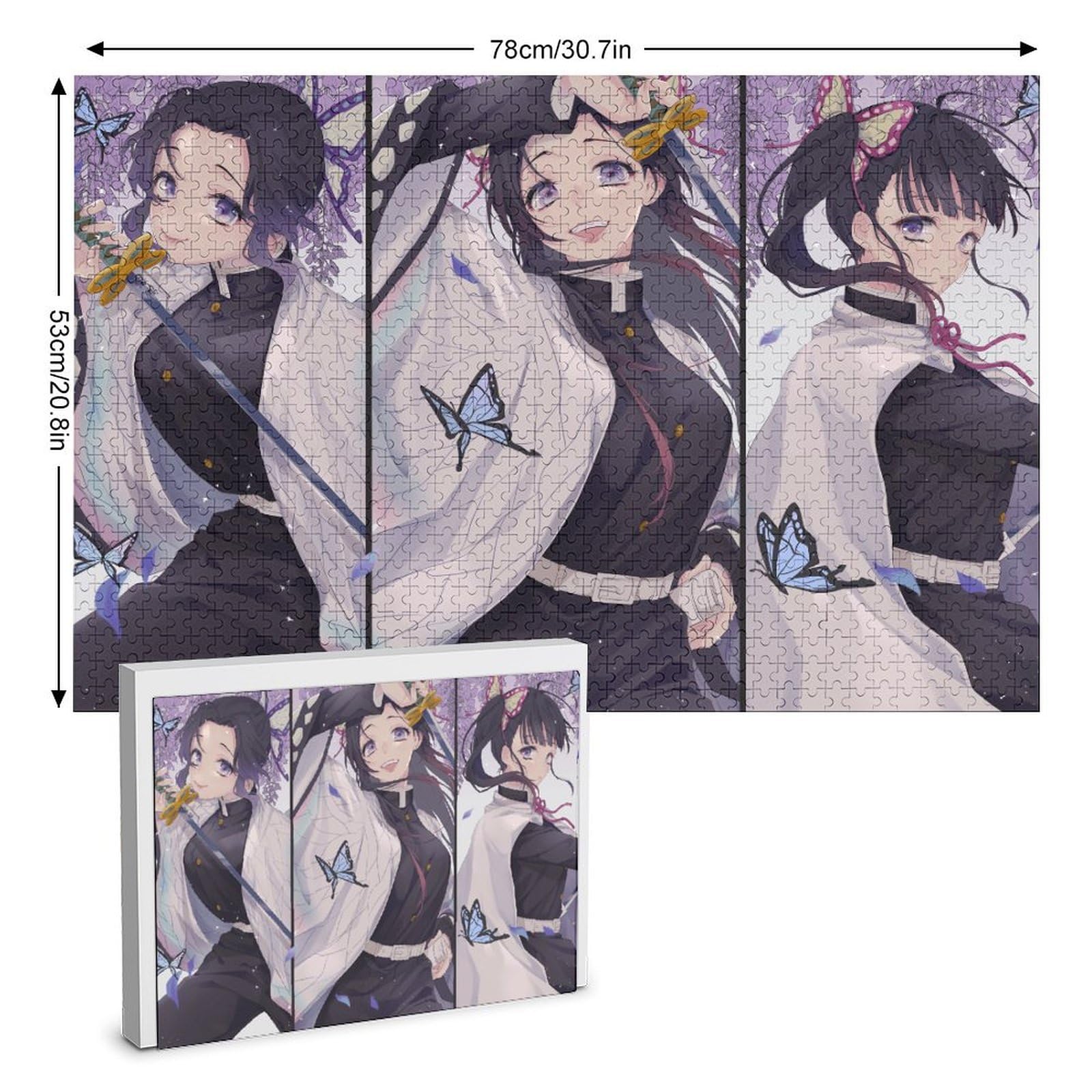 Amazon.co.jp: 鬼滅の刃 ジグソーパズル 1000 PCS GM498-栗花落カナヲ