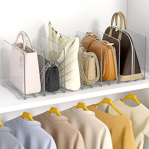 GoMaihe Bag & Purse Organizer for Closet: 2 Sets Adjustable