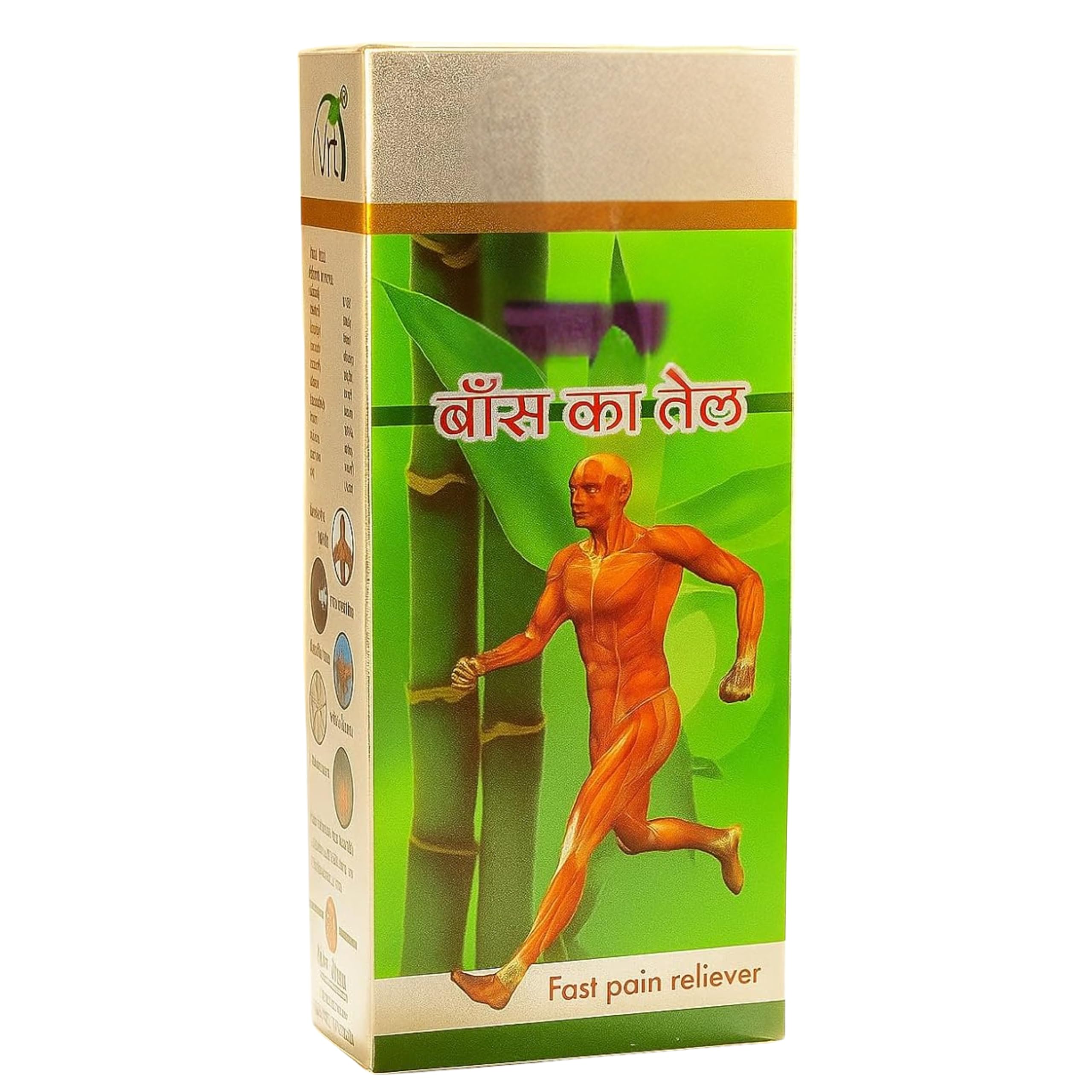Bamboo Oil Bass Ayurvedic Pain Relief Oil, Natural Herbal Formula for Muscle and Joint Pain, Soothing Massage Oil for Quick Relief, 60ML Bottle, Pack of 2, Easy to Apply and Fast Absorbing-image-20