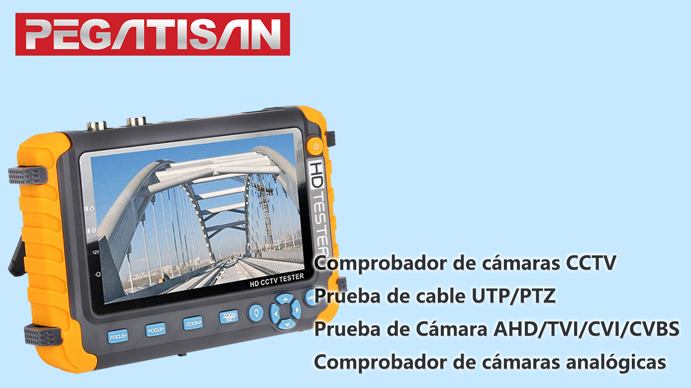 Monitor Probador de CCTV 4 en 1 8MP, AHD CVI TVI CVBS Coaxial HD Video Monitor Probador, 5 Pulgadas CCTV Tester con HDMI VGA de Entrada Monitor Probador de CCTV 4 en 1 8MP, AHD CVI TVI CVBS Coaxial HD Video Monitor Probador, 5 Pulgadas CCTV Tester con HDMI VGA de Entrada