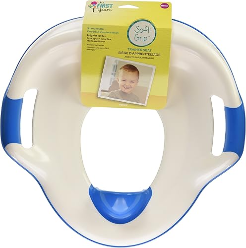 Miniatura 3 de Asiento entrenador con asas suaves The First Years Paquete de 1 Azul