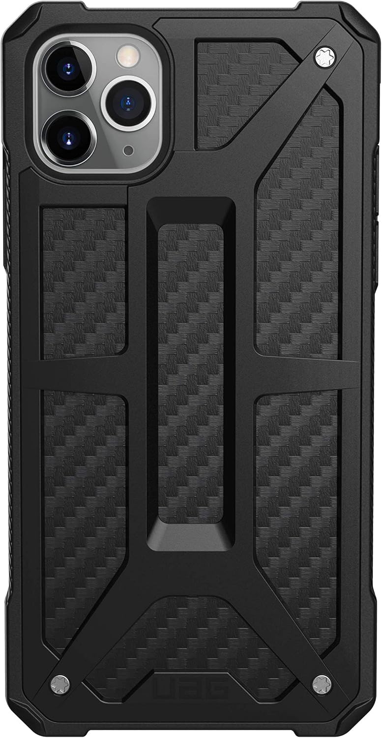 URBAN ARMOR GEAR UAG Designed for iPhone 11 Pro Max [6.5-inch Screen] Monarch Feather-Light Rugged [Carbon Fiber] Military Drop Tested iPhone Case