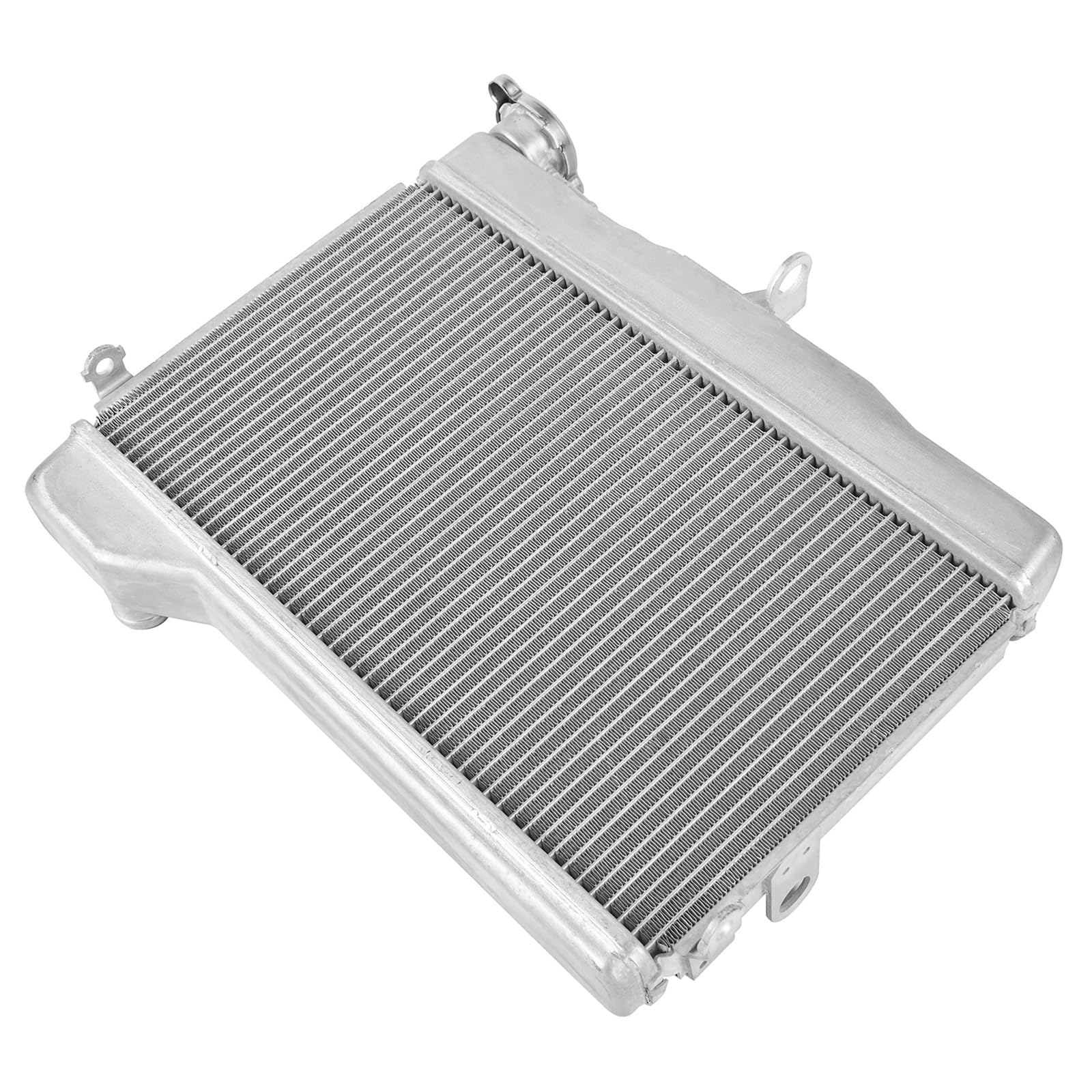 Chłodnica intercooler Intercooler do turbiny Pasuje do Tenere 700 2019-2025 chłodnica silnika ze stopu aluminium chłodzenie chłodnicy zbiornik na wodę motocykl(Silver)