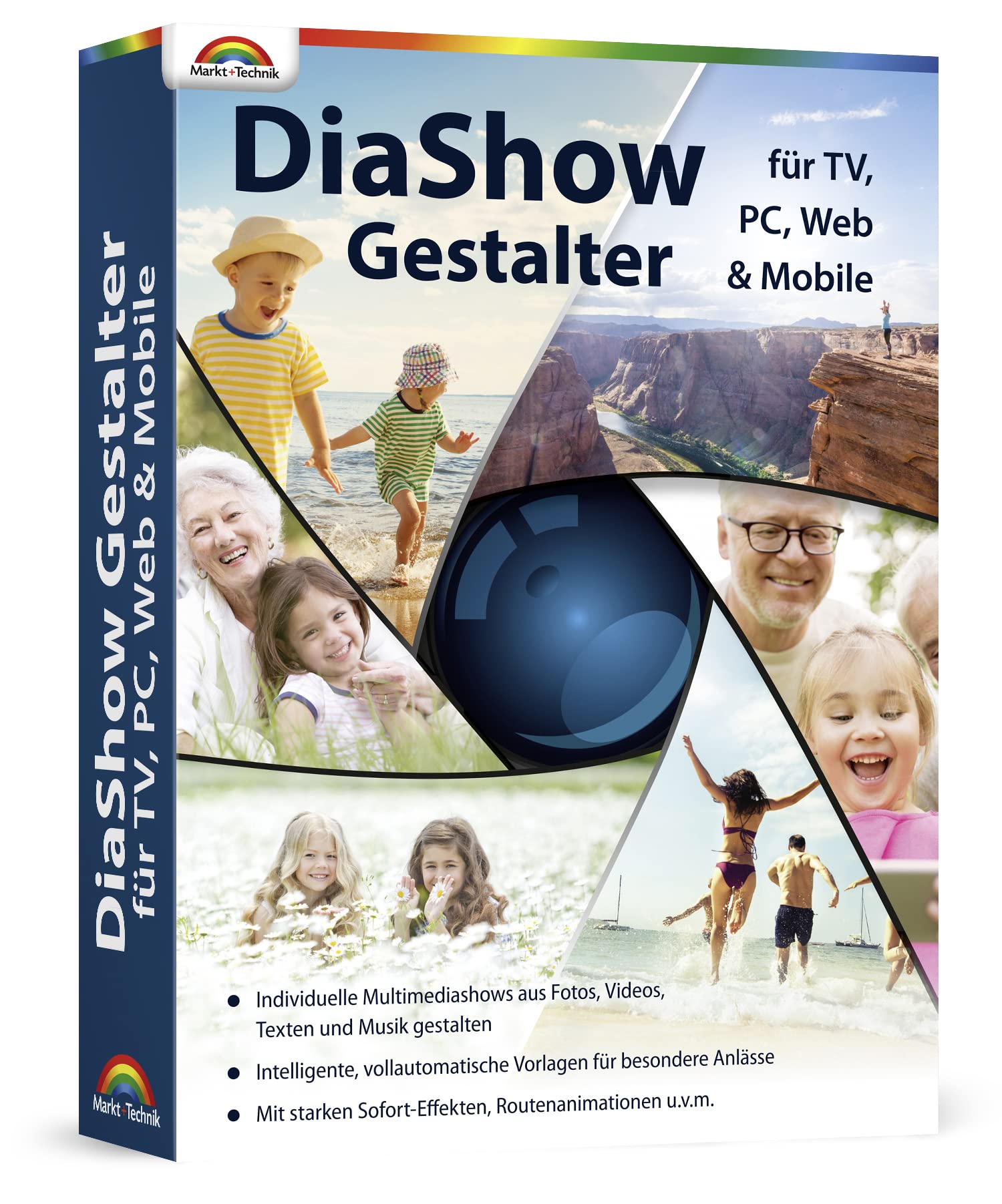 DiaShow Gestalter für TV, PC, Web & Mobile inklusive Bildbearbeitung für Windows 11/10/8.1/8/7/Vista und XP