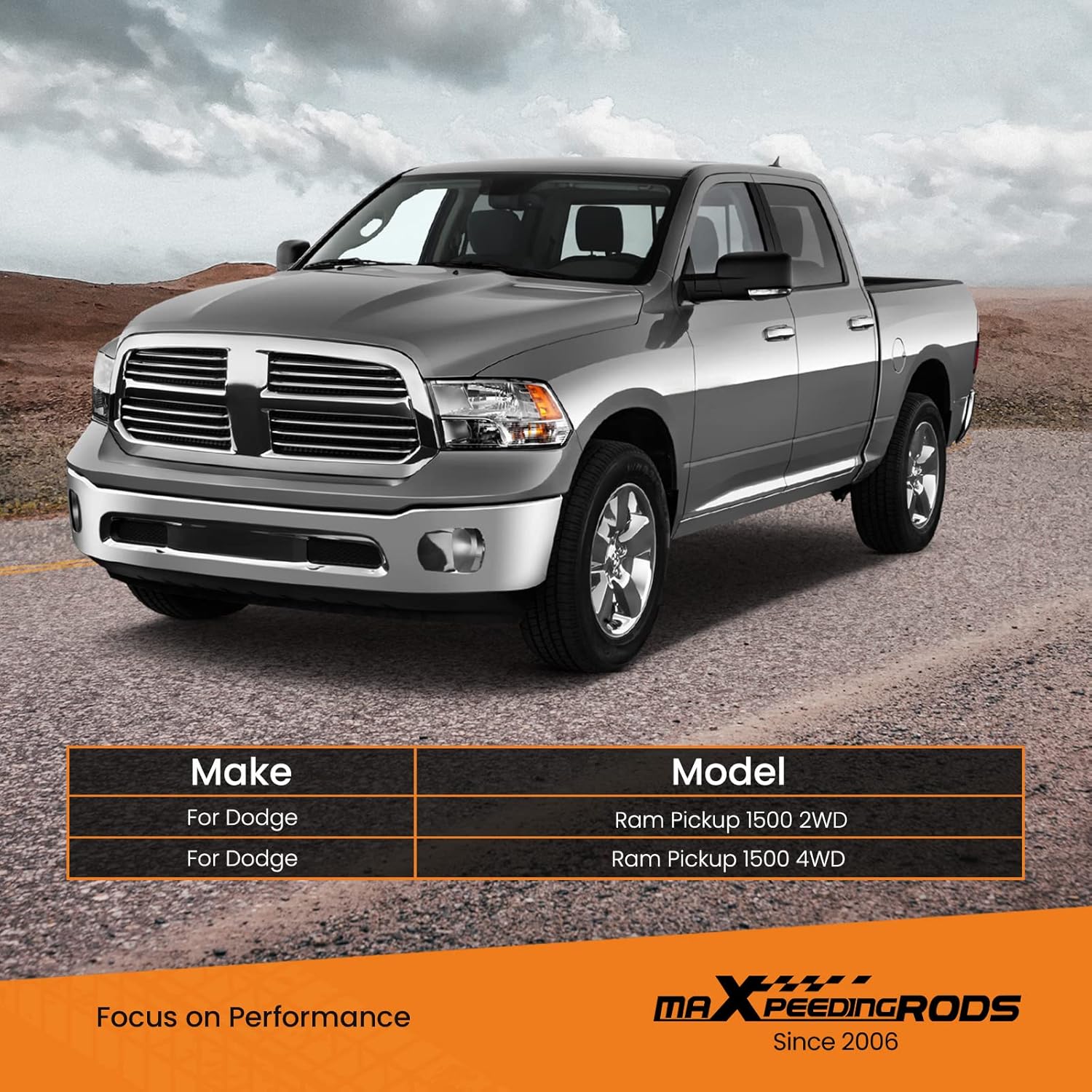 maXpeedingrods 5000 lbs Air Suspension Bags Kit for Dodge Ram 1500 Pickup 2WD 4WD 2002-2008 Air Spring Bag Kit