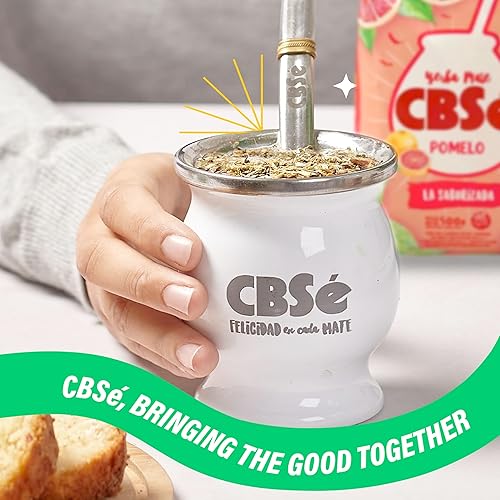 Miniatura 5 de CBSé Yerba Mate Pomelo (pomelo) - Té de yerba mate con sabor a hojas sueltas, 500 g (1.1 lb), con cafeína natural, sin gluten.