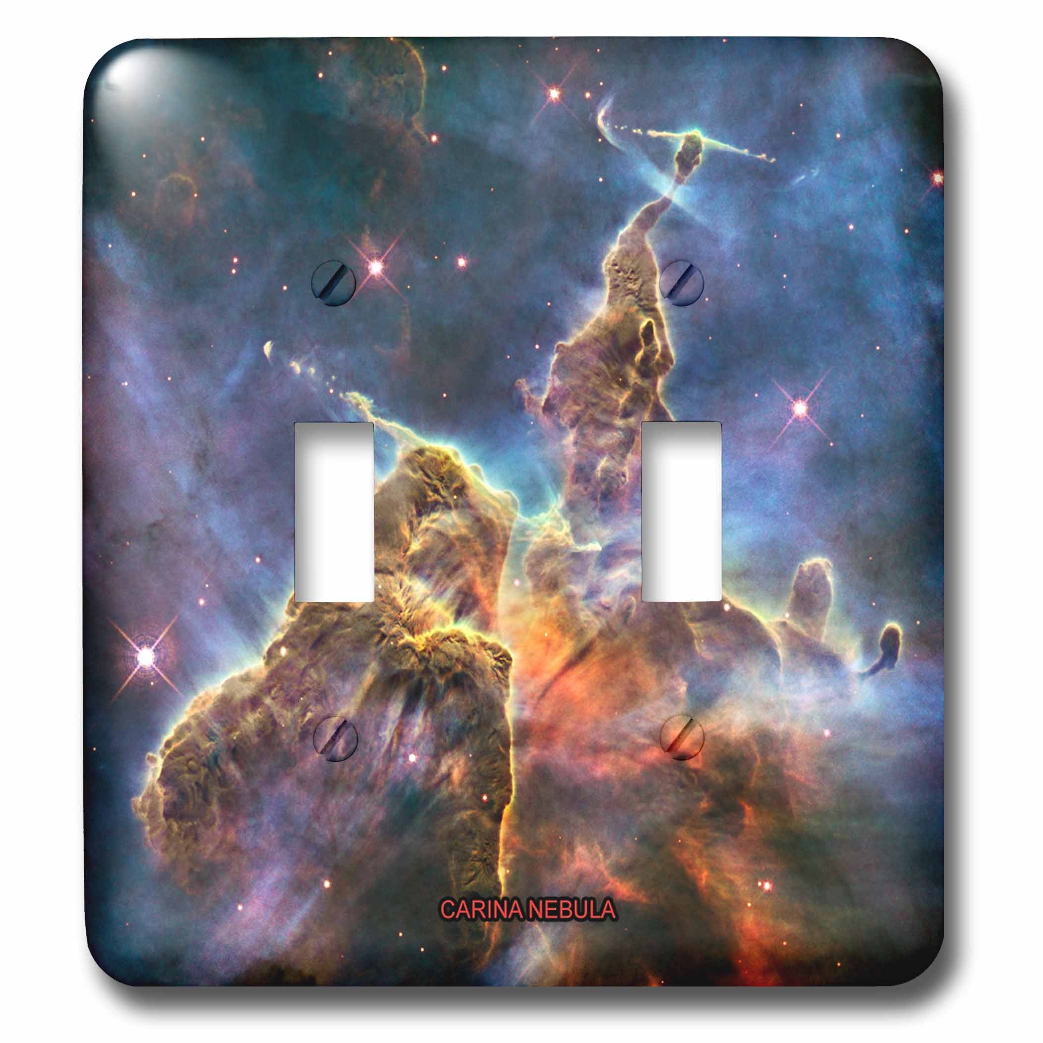 Interrupteur double Carina Nebula 3dRose LSP_76789_2