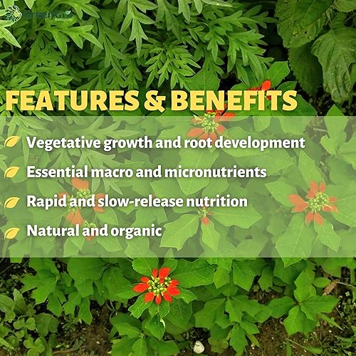 Miniatura 3 de Pride Lands Veg - Fertilizante orgánico de primera calidad para el ciclo vegetativo, cogollos más grandes y plantas más saludables, fácil de usar y