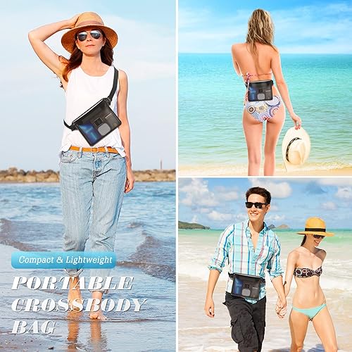 Miniatura 5 de Bolsa impermeable con correa para la cintura, accesorios de playa, la mejor manera de mantener tu teléfono y objetos de valor seguros y secos,