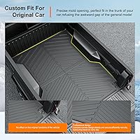 Vista 2 de powoq Tapete para cama de camioneta de 6 pies compatible con forro de cama de camioneta Toyota Tacoma 2005-2023 Material TPE de reemplazo