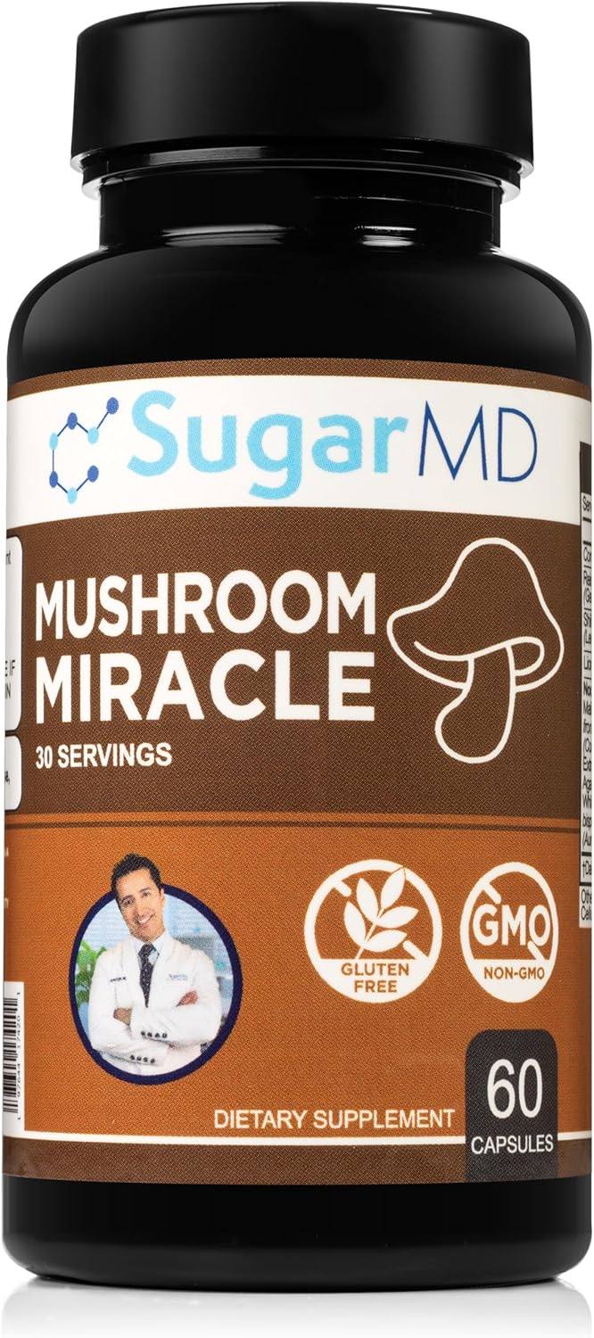 SugarMD Dr. Ergin's Mushroom Miracle Mushroom Supplements