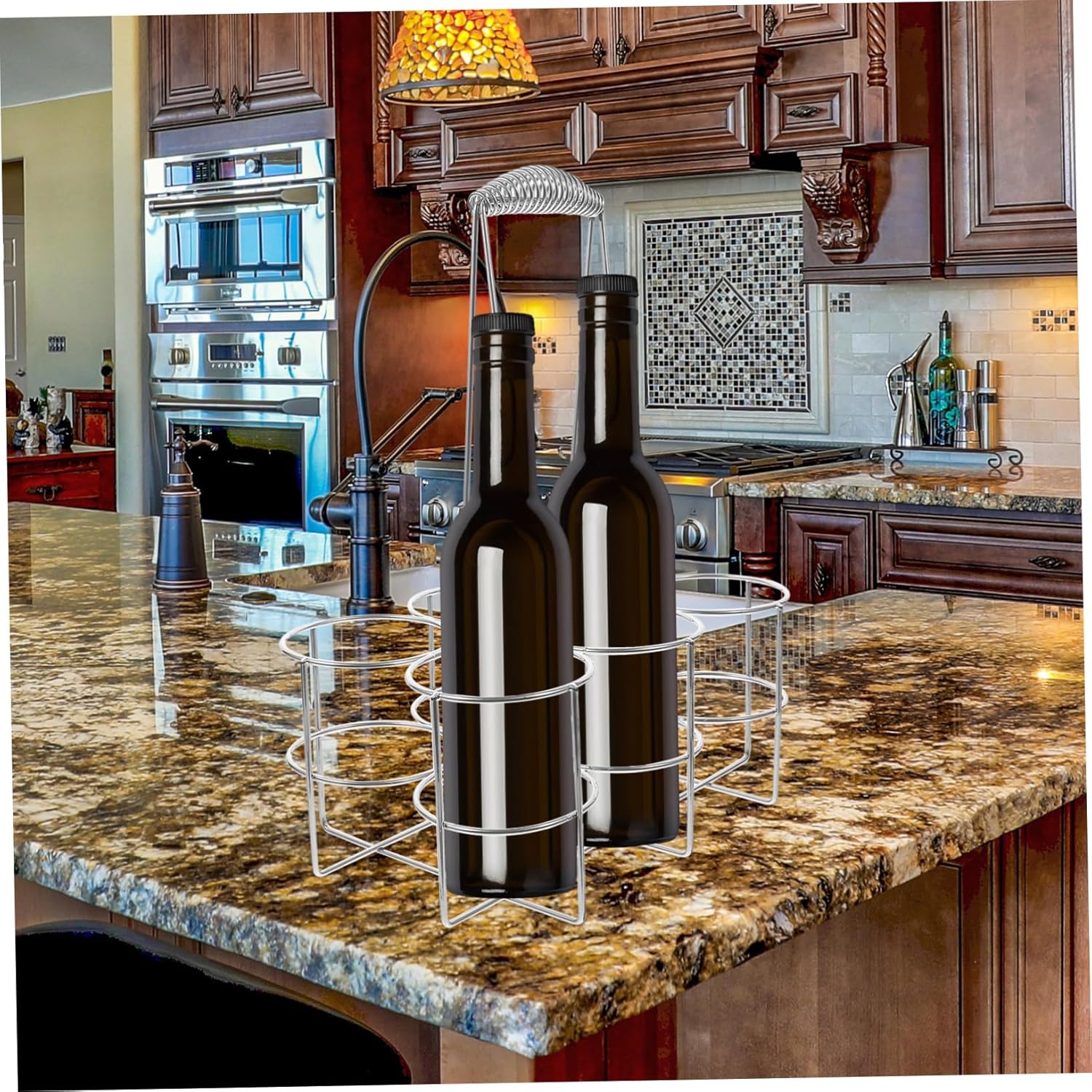 Handheld Beer Bottle Carrier Beer Rack for Barbecue and Wine Storage Portable Organizer for Outdoor Gatherings for Party Supplies