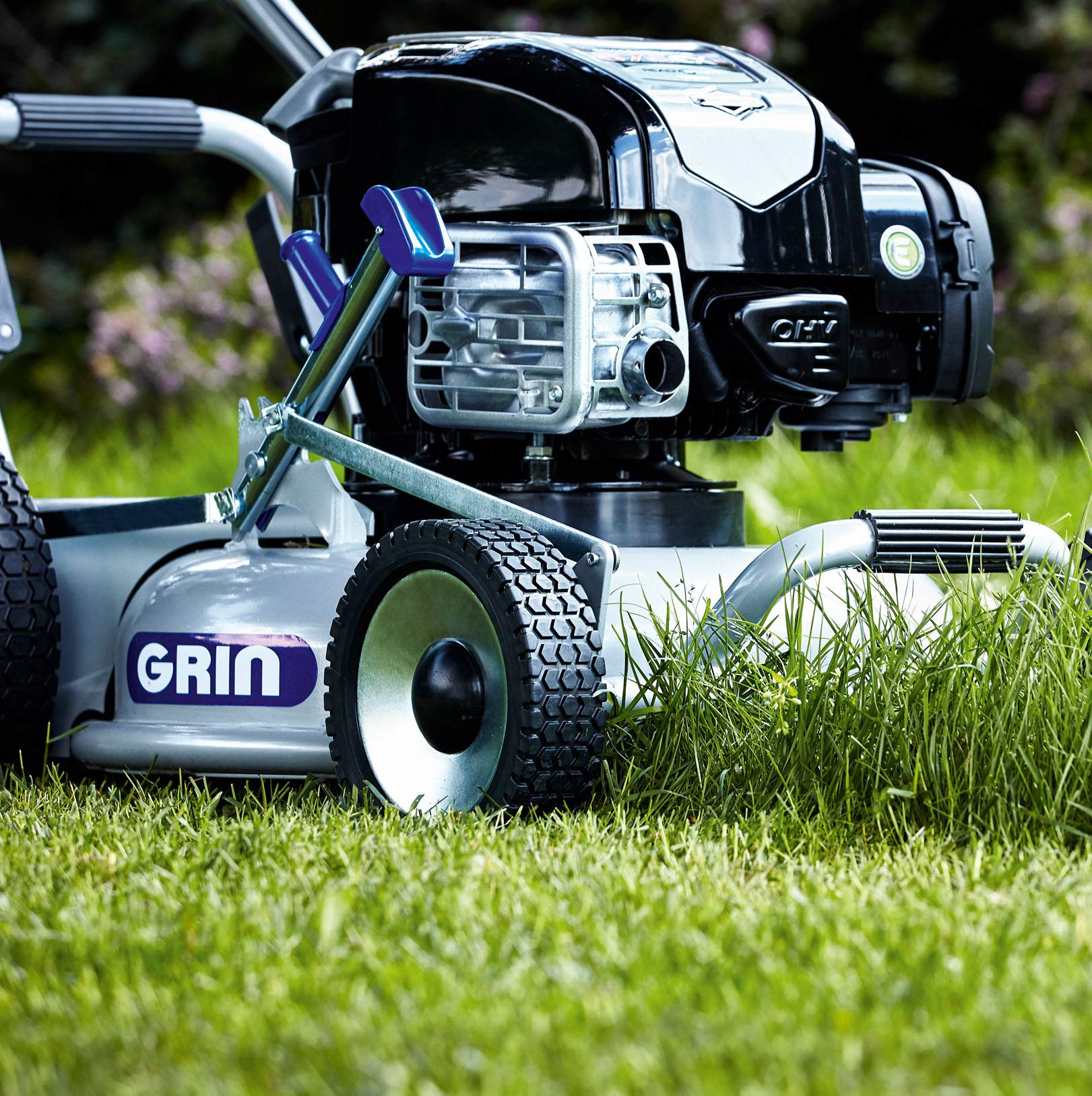 Grin Rasaerba a Motore HM37, 37 cm, Benzina, Manuale, Giardinaggio
