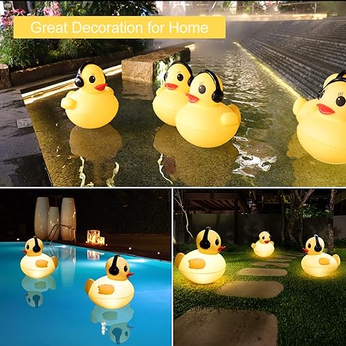Miniatura 7 de Luces solares flotantes para piscina, luces de piscina impermeables de 16 pulgadas que flotan, accesorios de piscina LED iluminados, luz de piscina