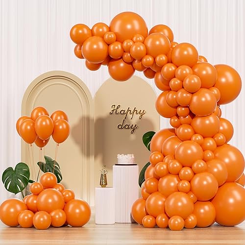 Miniatura 8 de Globos rosados de 145 piezas de diferentes tamaños de 5, 10, 12 y 18 pulgadas, globos de látex redondos de color rosa, kit de arco de helio