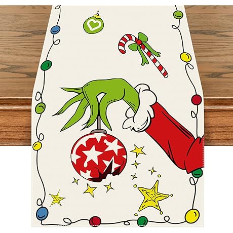 Farmhouse Christmas Table Runner: Festive Elegance for Your Holiday Table