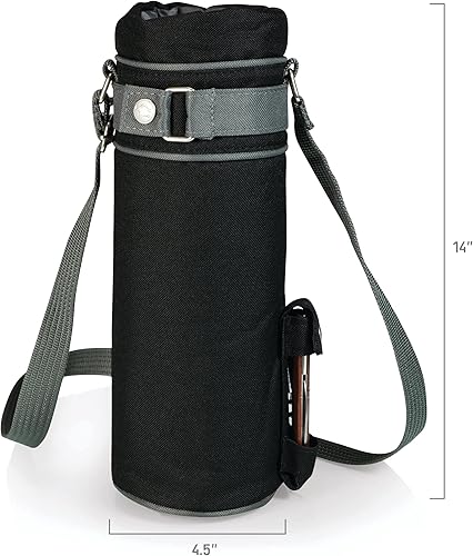 Miniatura 2 de LEGACY - a Picnic Time Brand Bolsa de vino aislada individual negrogris