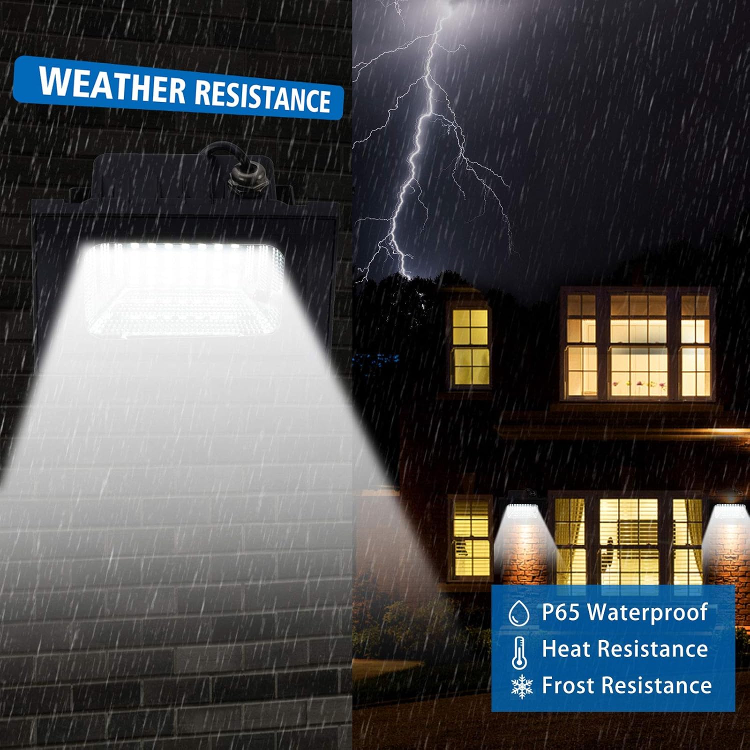 Onе-Dау Sаlе: Uр tо 60% оƒƒ Solar Floodlights Outdoor Remote Control 10W 13.6X9.3 Separated Solar Panels with 15ft Cables and Dual 64 LED 800LM120° Illumination Security Flood Lights IP65 Waterproof for Garden,Garage Pathway