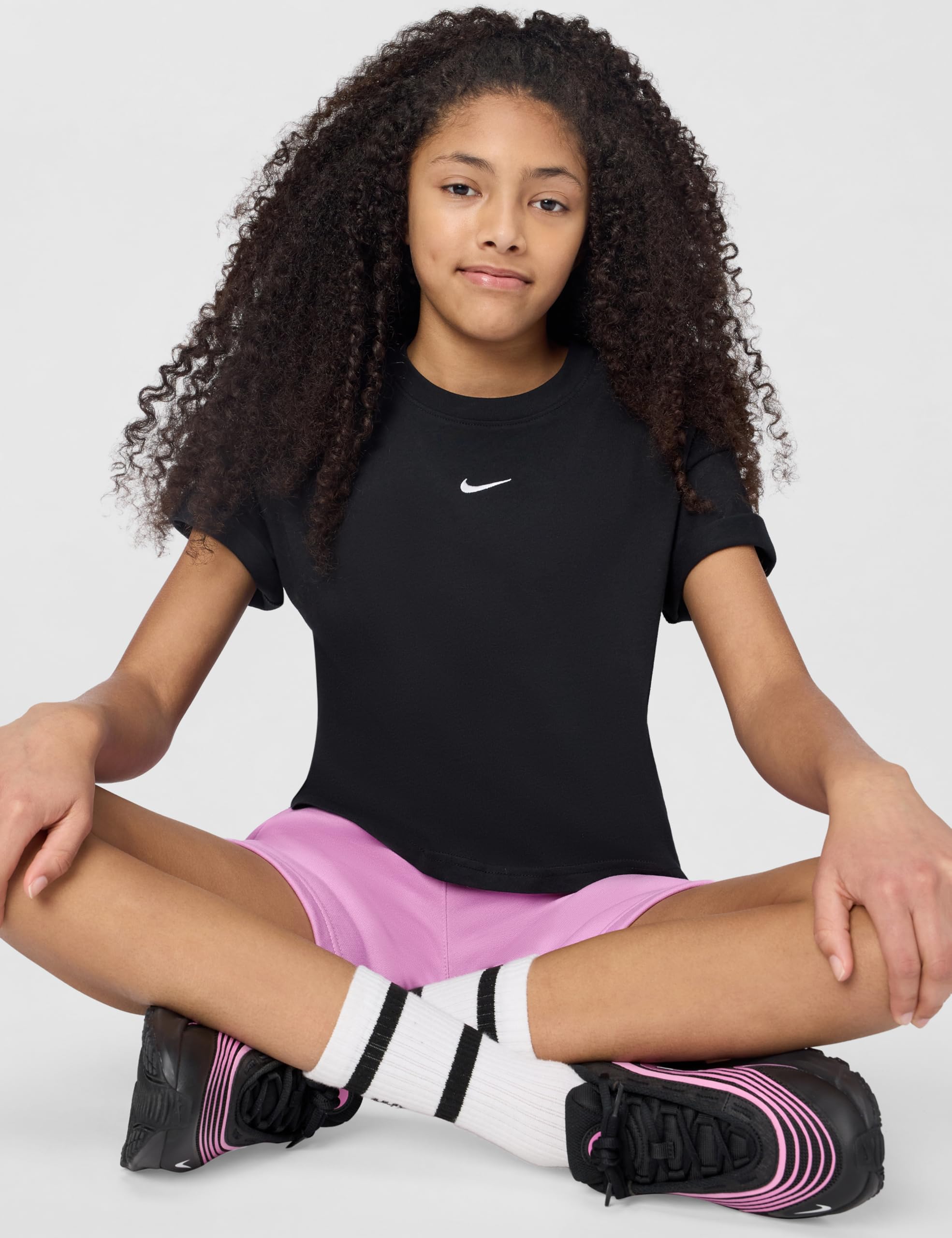 Nike Dziewczęca G NSW Tee Boxy Essntl Lbr Shirt