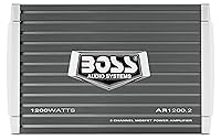 Vista 1 de BOSS Audio Systems AR1200.2 Amplificador de coche de 2 canales - 1200 vatios, rango completo, clase AB, estable de 2-4 ohmios, fuente