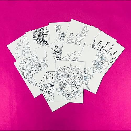 Miniatura 4 de Art 101 Budding Artist - Juego de arte de acuarela de 44 piezas, 14 diseños para pintar