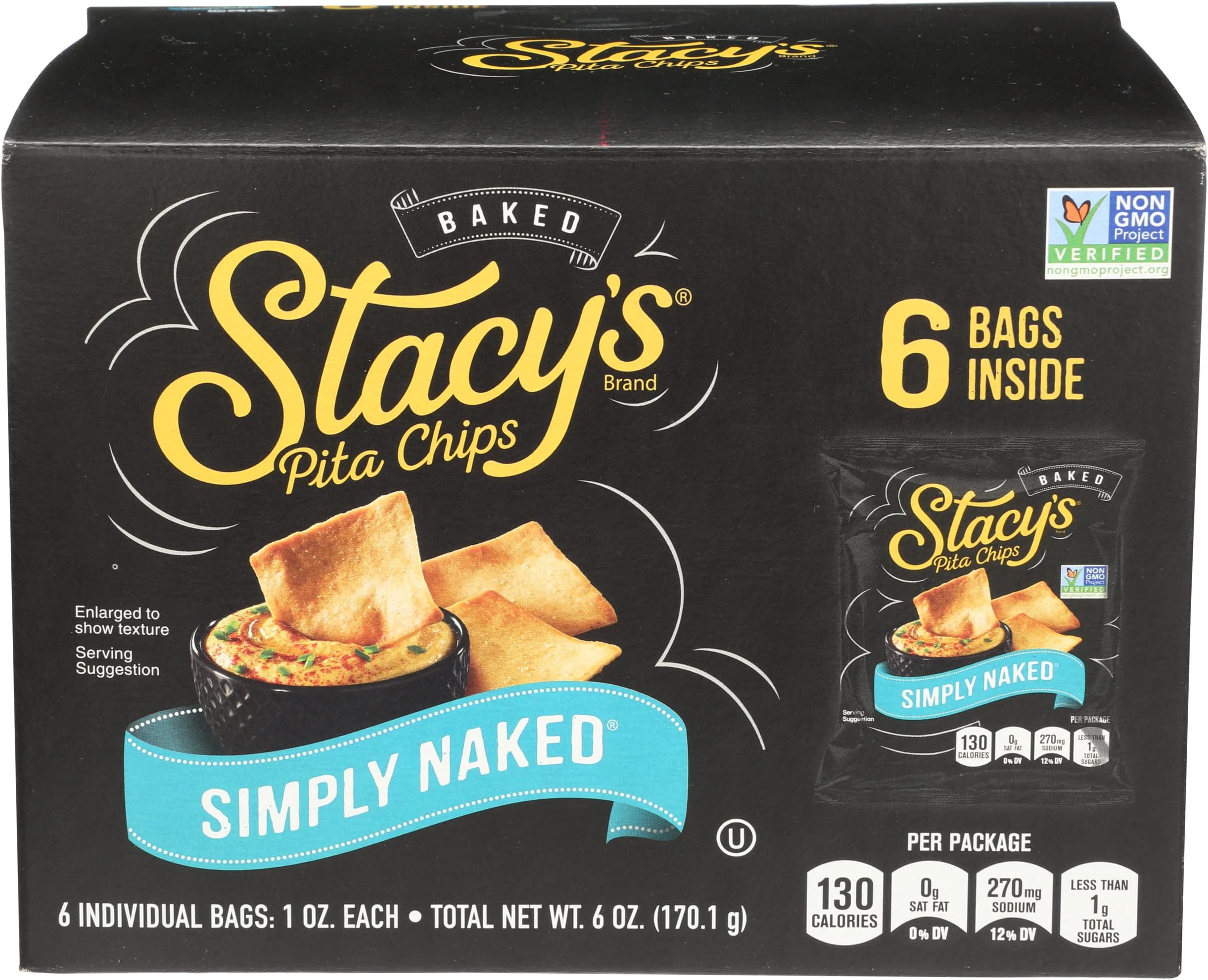 Stacys Snacks, Pita Chips, 6 Ounce