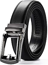 CHAOREN Mens Dress Belt - Ratchet Belt Leather 1 1/4" Comfort Click - Perfect Companion to Mens Dress Shoes