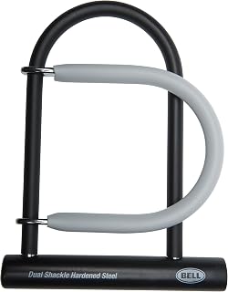 Bell Catalyst 350 - Bloqueo en U de doble grillete, color negro y blanco