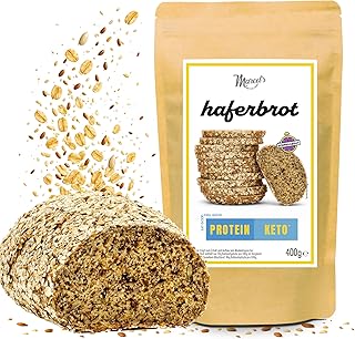 Marcel's Haferbrot – Brotbackmischung für mildes Sonnenblumenbrot (400g - für 1 Brot) | 50% weniger Kohlenhydrate | Keto, veganes Schnellbackbrot | Bleibt 10 Tage frisch – Ofenfertig in 1 Minute