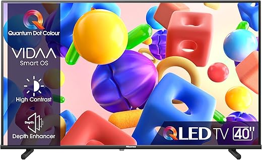 Hisense 40" QLED FHD 2023 40E53KQT, Smart TV VIDAA U6, Game Mode,...