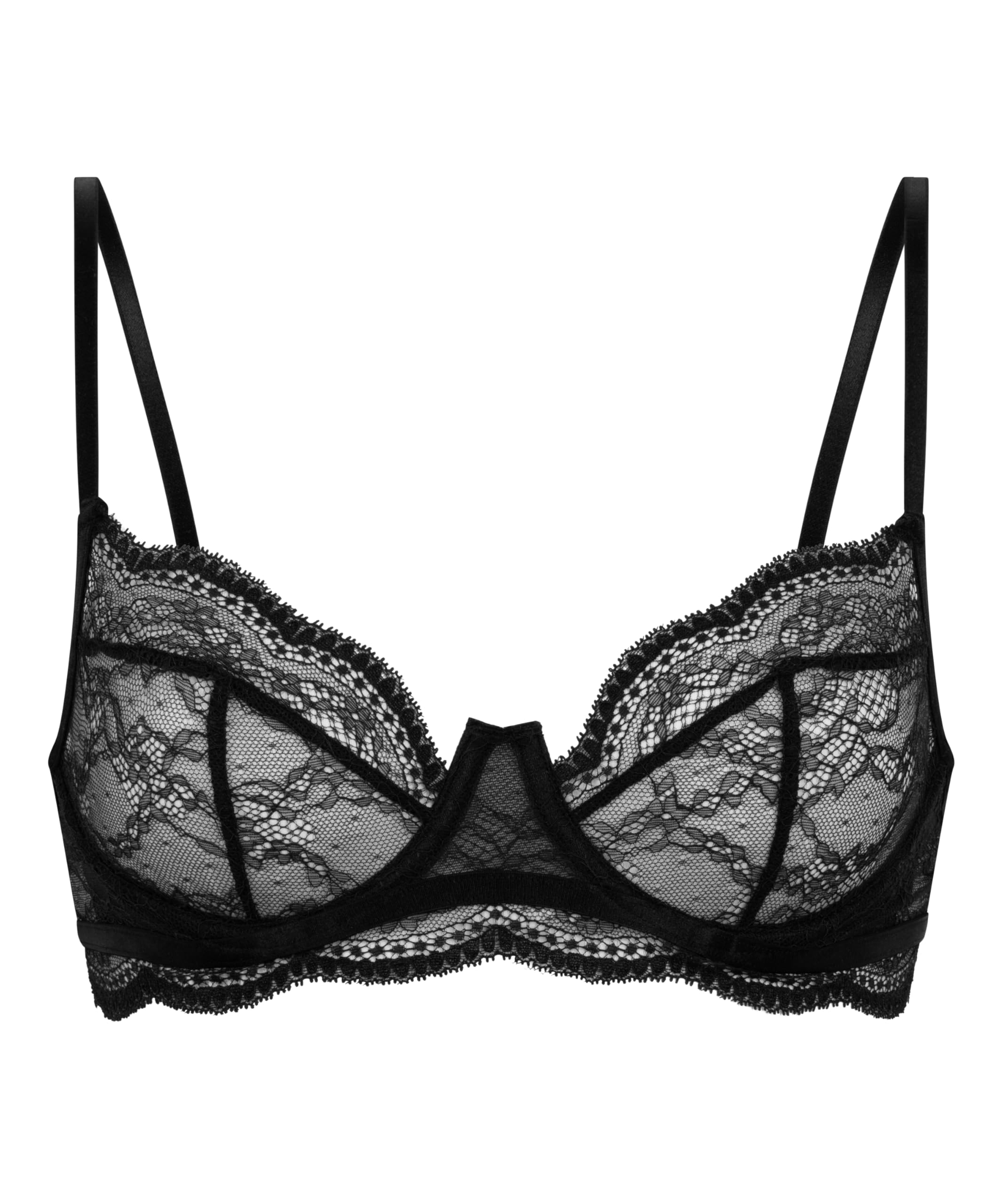 Hunkemöller Unwattierter Bügel-BH Isabelle Caviar - 70B