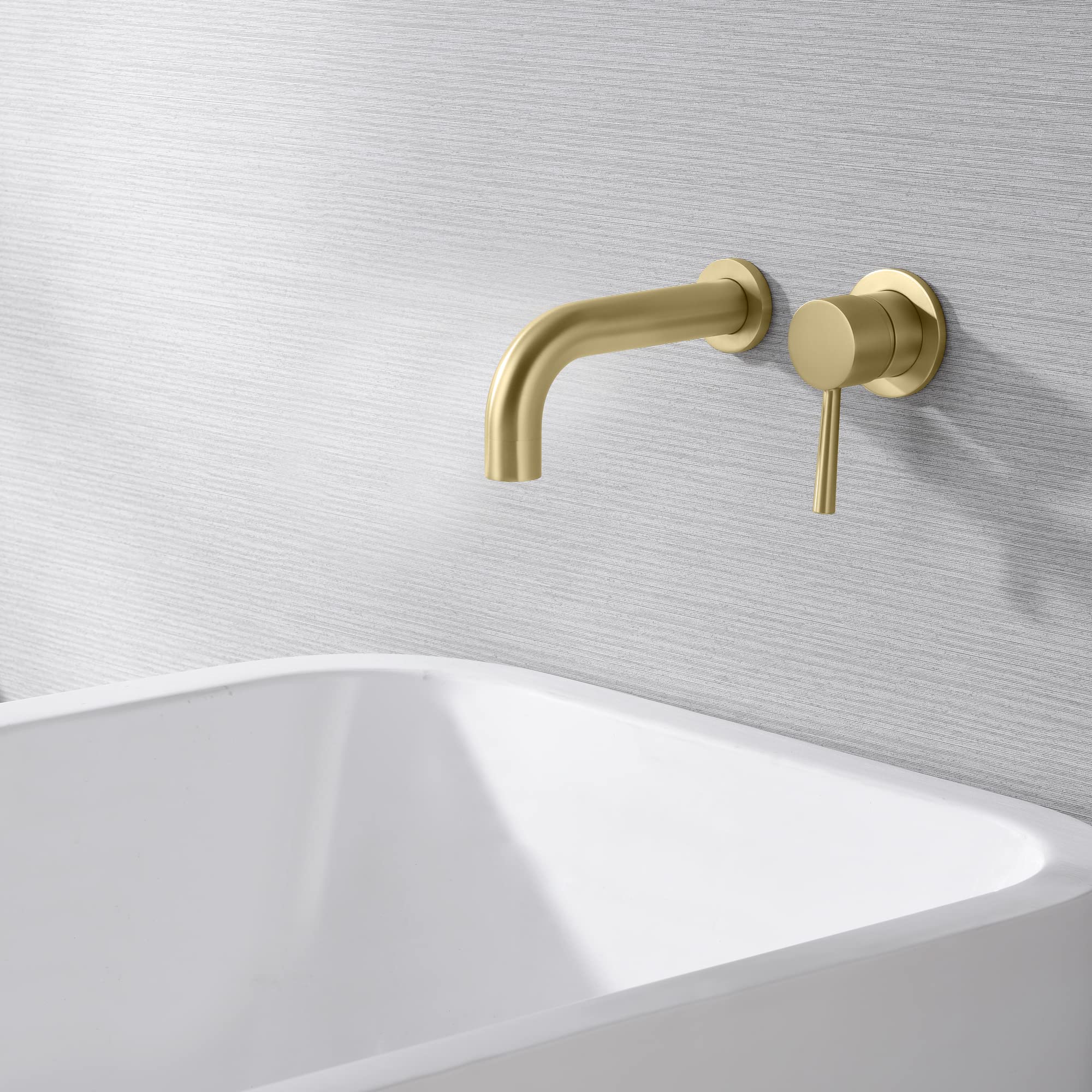 Bateria łazienkowa ścienna S1400BGI + nalewak ścienny do wanny S2149BGI-SR