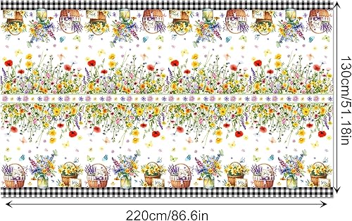 Miniatura 74 de CC HOME 1 pieza de mantel de plástico para fiesta de los 90 de 54 x 87 pulgadas de largo, mantel vintage retro de los 90 de hip hop, tema de 1990